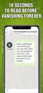 Secret disappearing messages screenshot #4 for iPhone