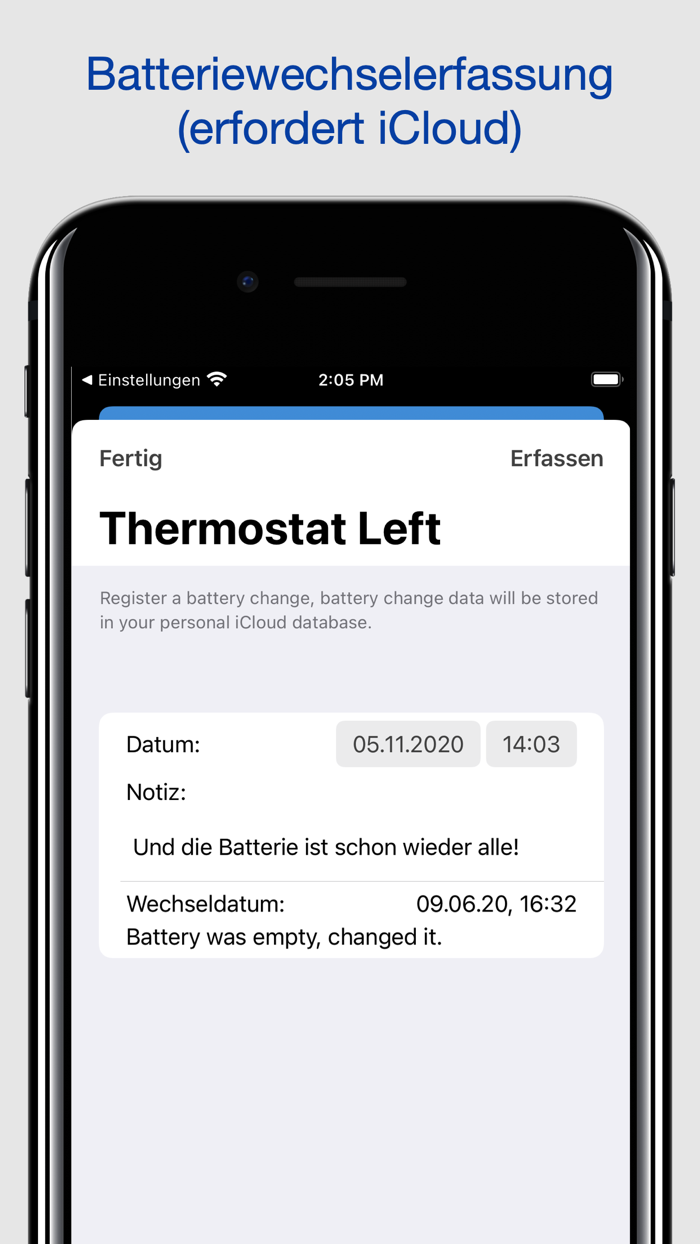 Battery Status for HomeMatic