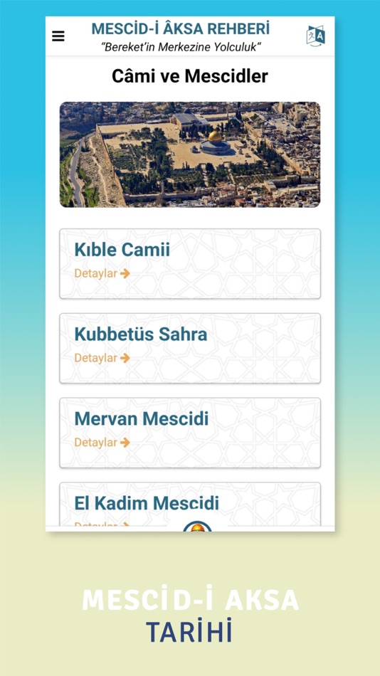 #4. Mescid-i Aksa Rehberi (iOS) Podle: mehmet ESMER