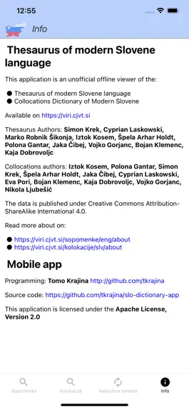 Game screenshot Slovene Thesaurus hack