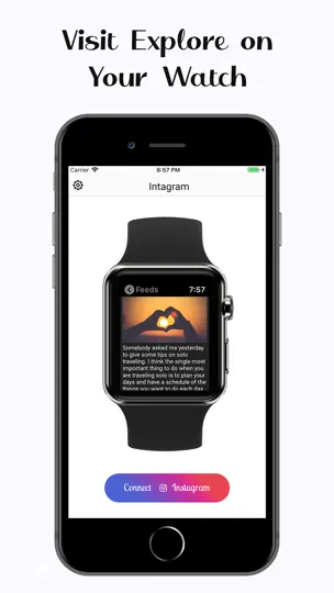 Capture d'écran de Feeds For Instagram Watch sur iPhone 8