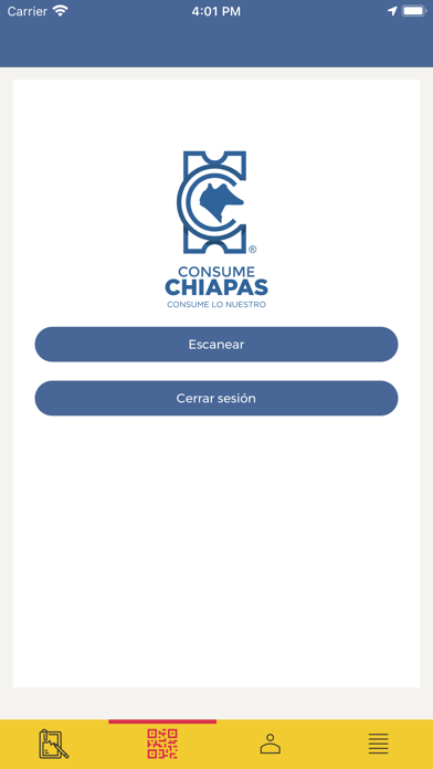 Consume Chiapas Empresa Screenshot