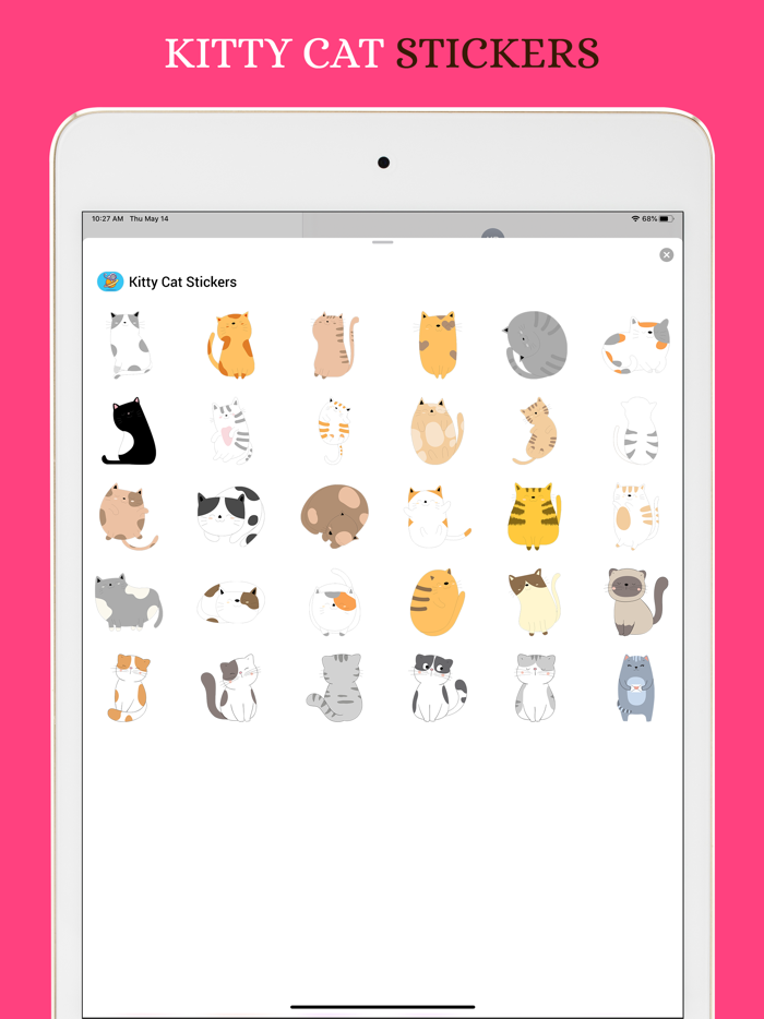 Kitty Cat Stickers Pack