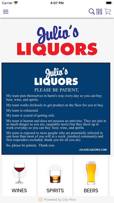 Julio's Liquors VIP screenshot 2