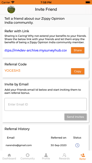 AvidOpinion Screenshot