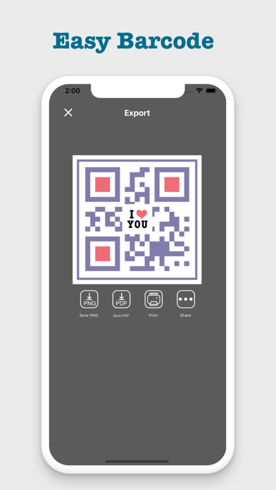 QR Barcode Maker Screenshot