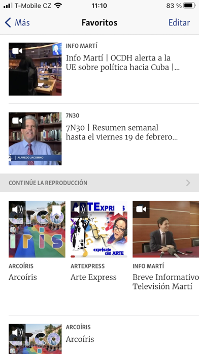 Radio Televisión Martí Screenshot