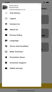 easy taxi user iphone screenshot 4