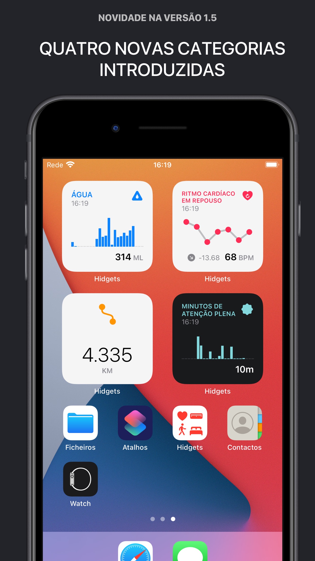 Screenshot do app Hidgets