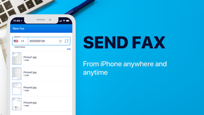 Send Fax from iPhone - Fax App Screenshot