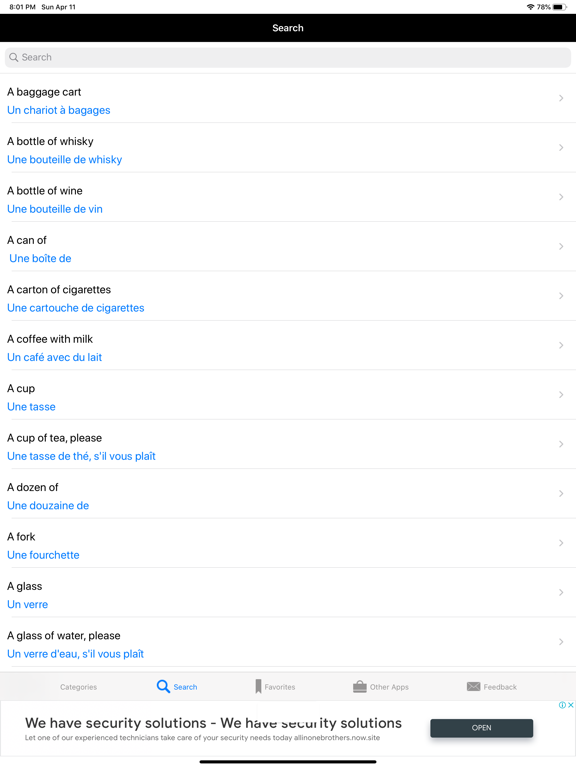 Screenshot #5 pour Learn English to French