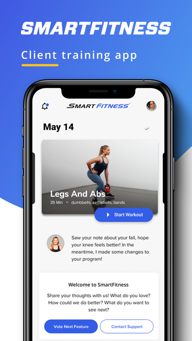 SmartFitness TRAIN Screenshot