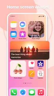 photo widget - color iphone screenshot 1