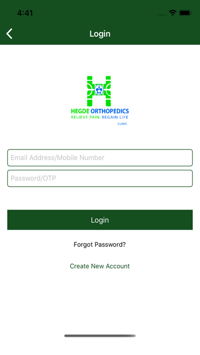 Hegde Orthopedics Screenshot
