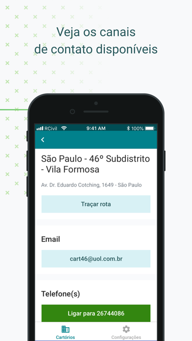 Registro Civil Screenshot