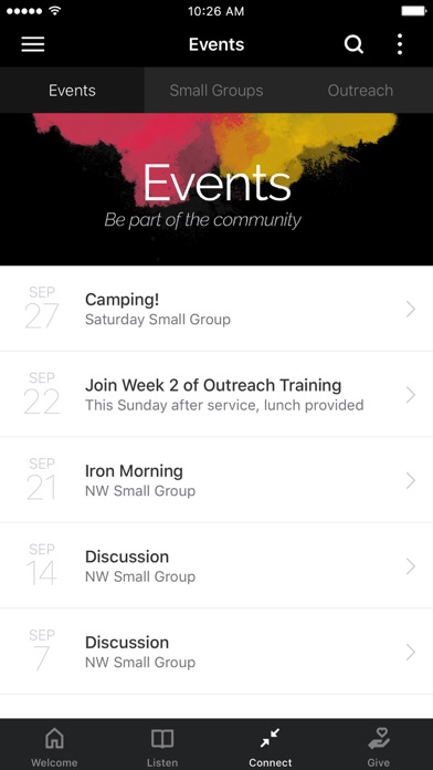 Rio Church App Screenshot