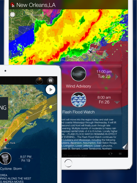 Radar MAX Future Weather Radar iPad screenshot 5 - Weather app