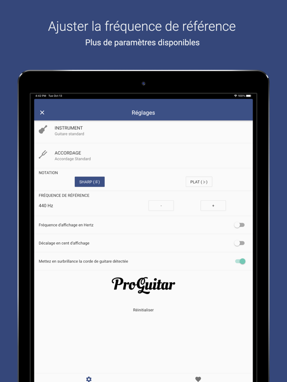 Screenshot #5 pour Accordeur - Pro Guitar Tuner