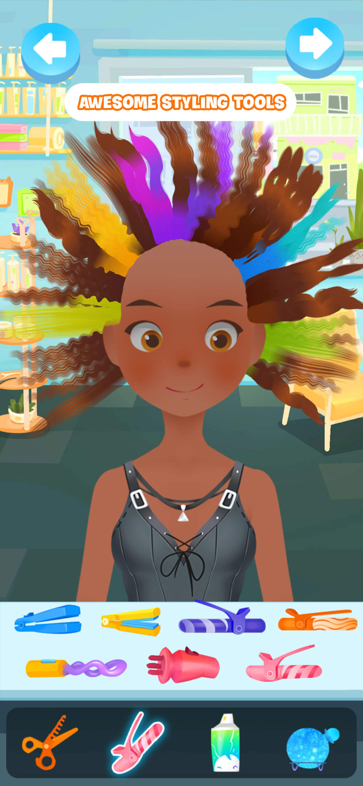 Hair salon & makeover game screenshot 2