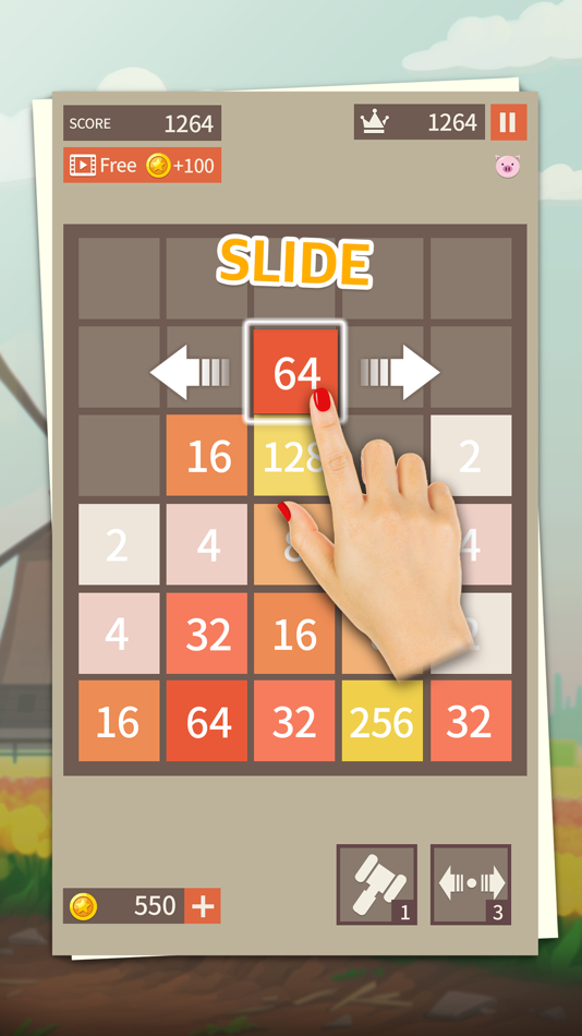 #1. Merge the Number: Slide Puzzle (iOS) 来自: NLABSOFT Co., Ltd.