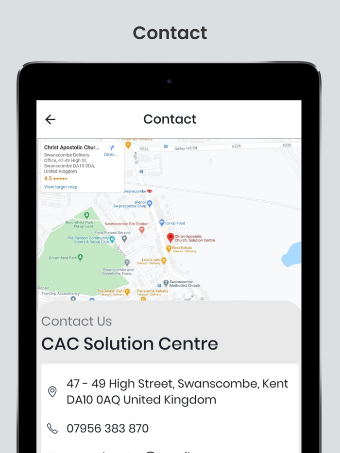 CAC Solution Centre Swanscombe
