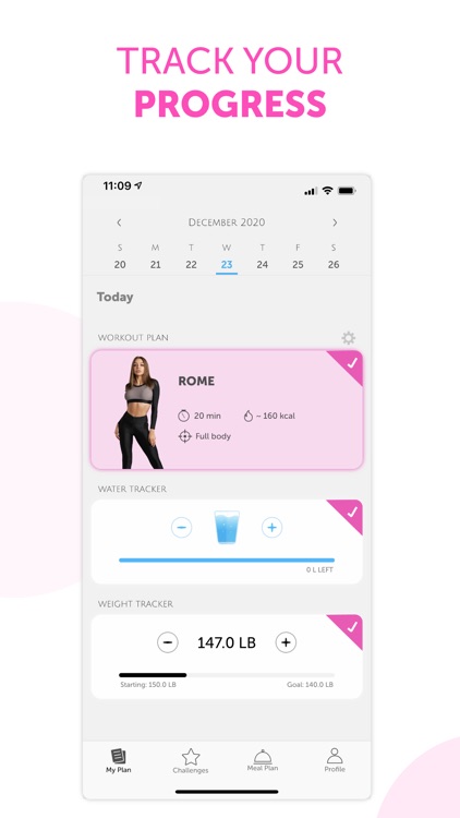 FitHer: Workout for Women screenshot-4
