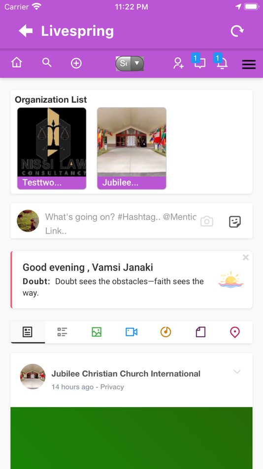 #2. Livespring App (iOS) By: Livespring