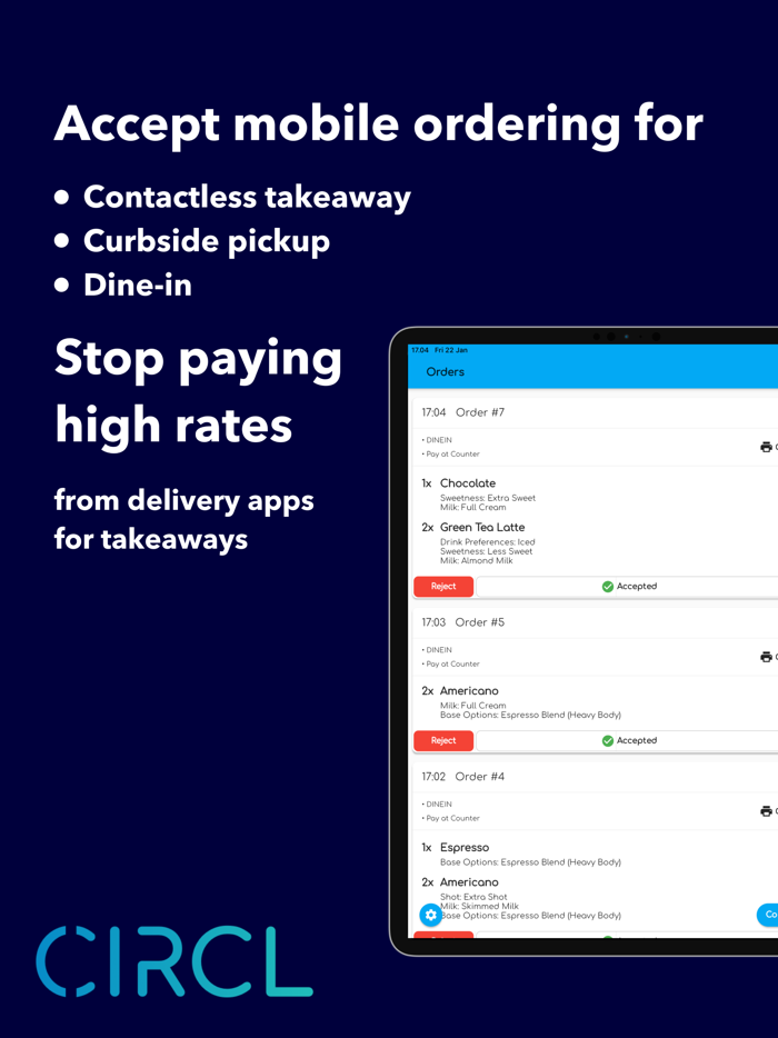 CIRCL Store Restaurant POSQR