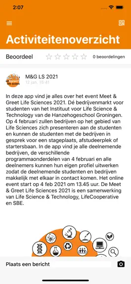 Game screenshot Meet & Greet Life Sciences '21 hack