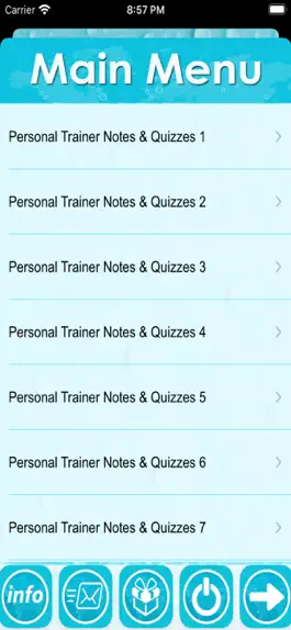 Game screenshot Personal Trainer Exam Prep App apk