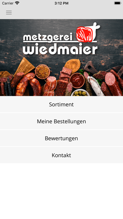 Metzgerei Wiedmaier Screenshot