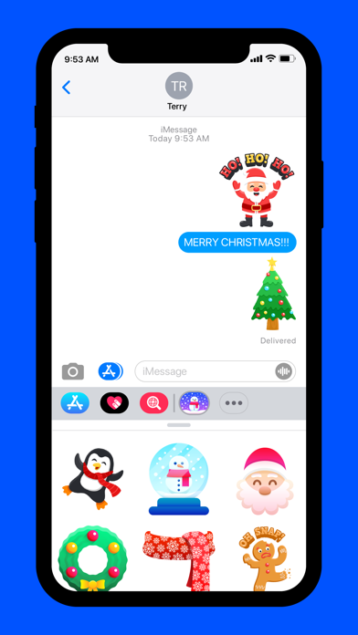 Screenshot #1 pour Christmas Cheer Stickers