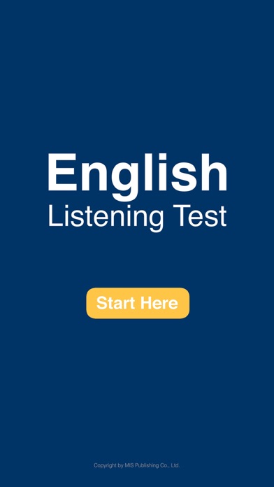 Listening Test Screenshot