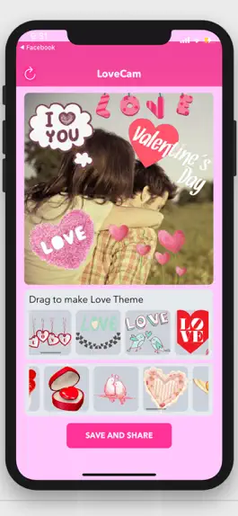 Game screenshot LoveCam Valentine's Day Camera apk