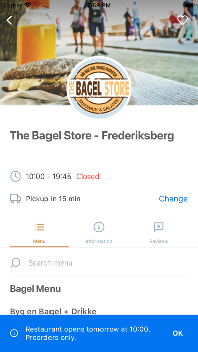 The Bagel Store (Ny App) screenshot 3