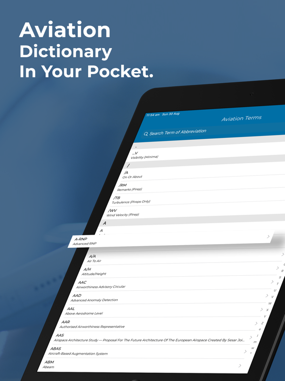 Screenshot #4 pour Aviation Dictionary