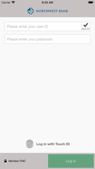 Northwest Bank Mobile Business Screenshot