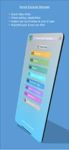 Rental Expense Manager screenshot #1 for iPhone