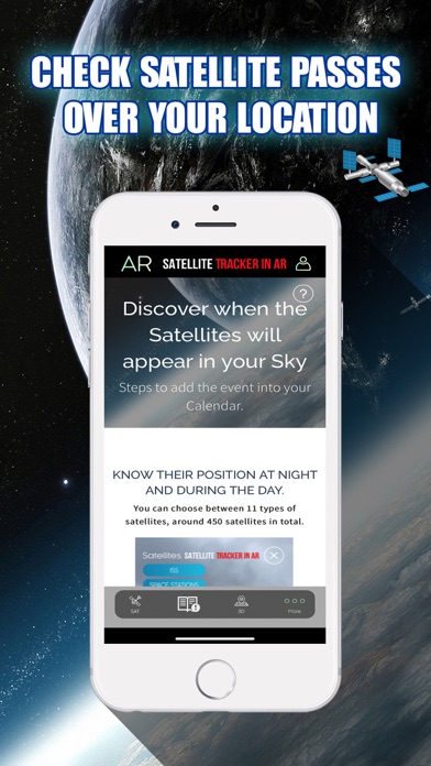 Satellite Tracker in AR Screenshot