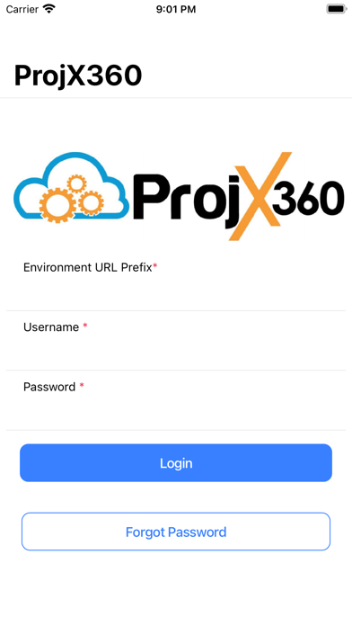 ProjX360 Field App Screenshot