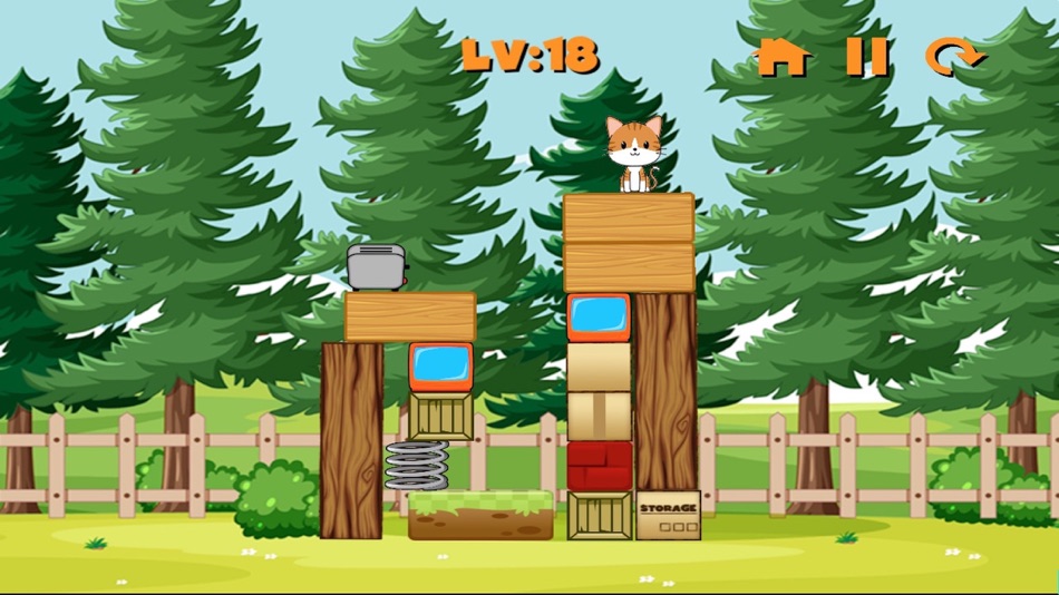 #7. Kitty Drop Cat Save (iOS) Podle: Giuseppe Calcagno