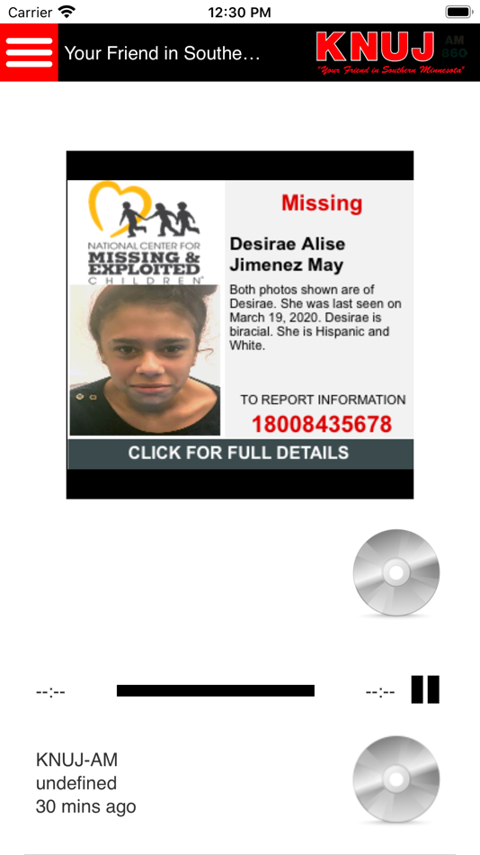 #1. KNUJ-AM (iOS) 由: Todd Ingstad