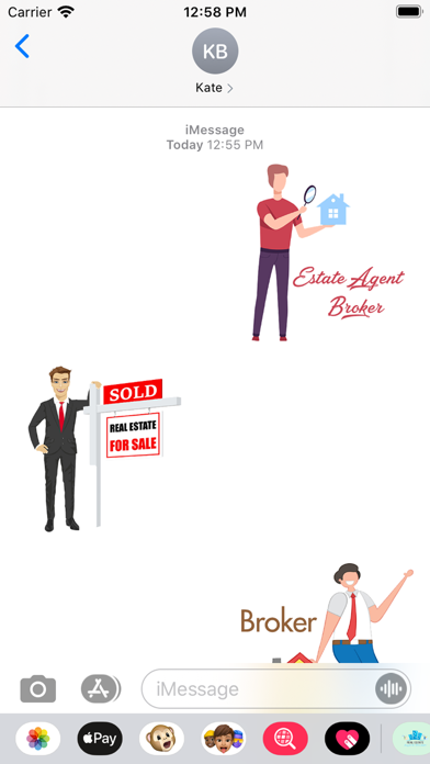 Estate Agent Broker Stickersのおすすめ画像6