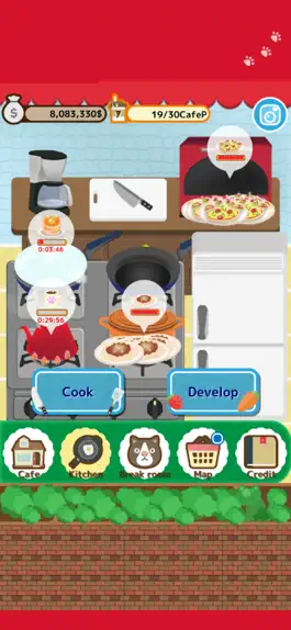 Game screenshot Cute cat restaurant story apk