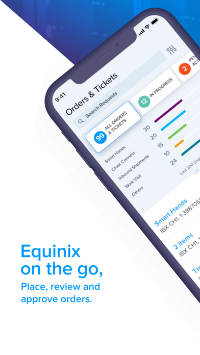 Screenshot #3 pour Equinix Customer Portal