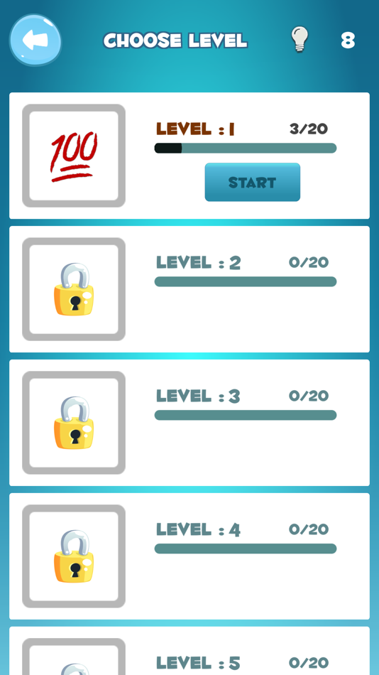 #3. Emoji Quiz Challenge (iOS) 由: Riken Sonani