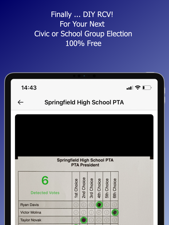 Screenshot #4 pour RCV123 Ranked-Choice Voting