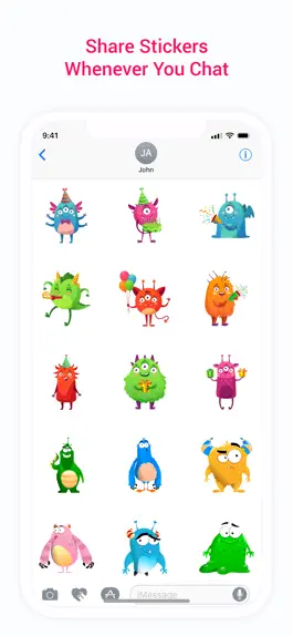 Game screenshot Little Monster Stickers Pack apk