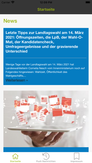 Freie Wähler Landesverband BW Screenshot