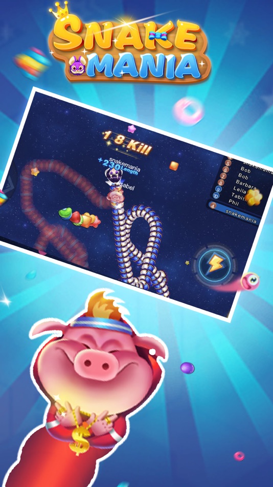 #2. Snake Mania.io (iOS) 来自: Shenzhen Shi Youyou Technology Co.,Ltd